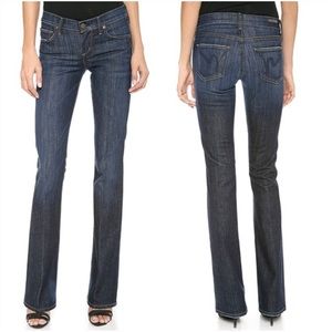 Citizens of Humanity 32 Kelly Low Waist Boot Cut Dark Wash Blue Jeans